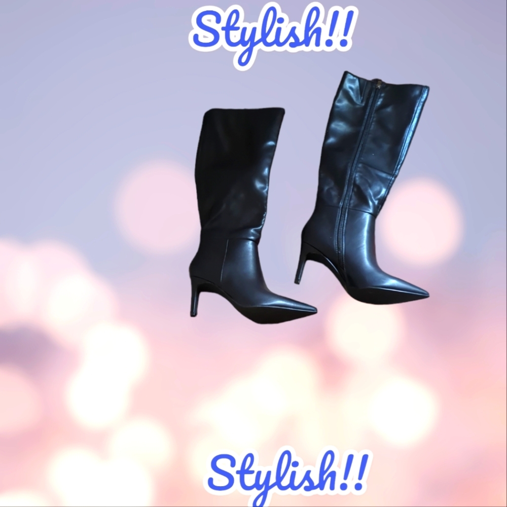 Black boots size 6.5 heel boots